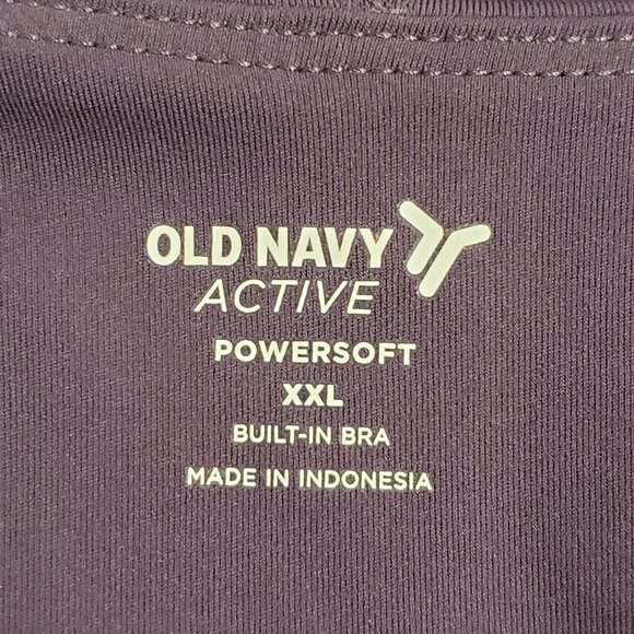 Old Navy Womens Powersoft Romper Athletic Dress Size XXL Purple Workout Gym NWT - Picture 5 of 12